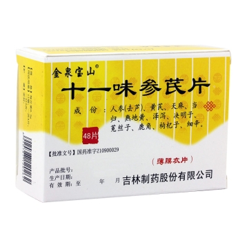 十一味参芪片 